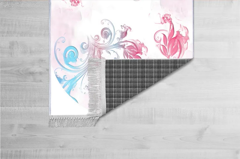 Homefesto Matta 140x220 cm - Multifärgad/Sammet - Textil & mattor - Mattor - Orientaliska mattor