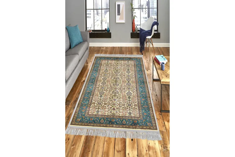 Homefesto Matta 140x220 cm, Multifärgad/Sammet