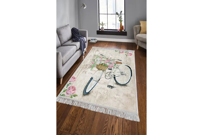 Homefesto Matta 140x220 cm - Multifärgad/Sammet - Textil & mattor - Mattor - Orientaliska mattor