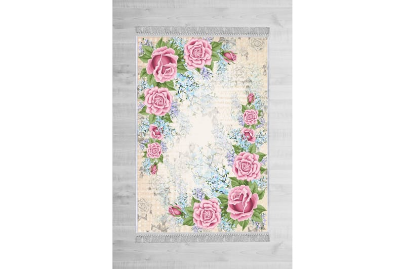 Homefesto Matta 140x220 cm - Multifärgad/Sammet - Textil & mattor - Mattor - Orientaliska mattor