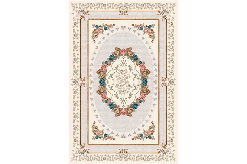 Homefesto Matta 140x220 cm - Multifärgad/Sammet - Textil & mattor - Mattor - Orientaliska mattor