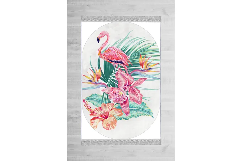 Homefesto Matta 140x220 cm, Multifärgad/Sammet