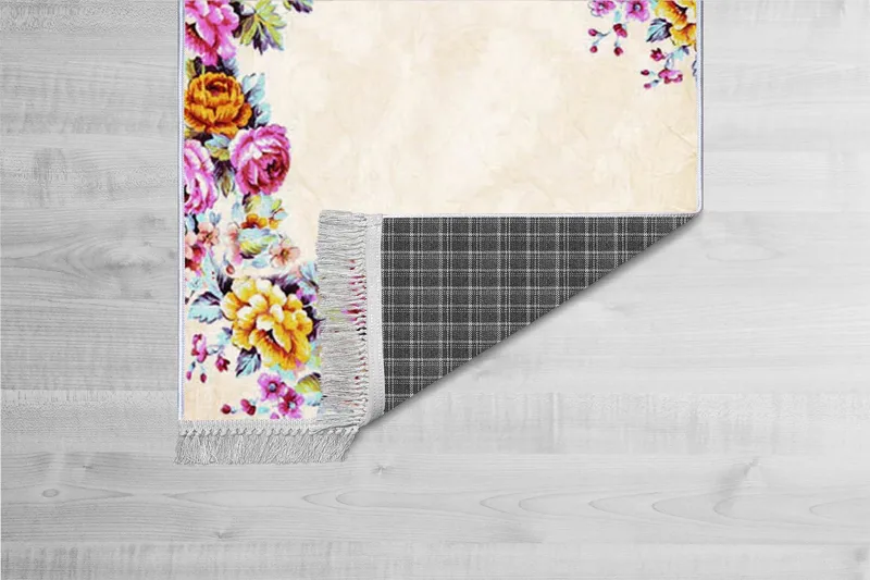 Homefesto Matta 140x220 cm - Multifärgad/Sammet - Textil & mattor - Mattor - Orientaliska mattor