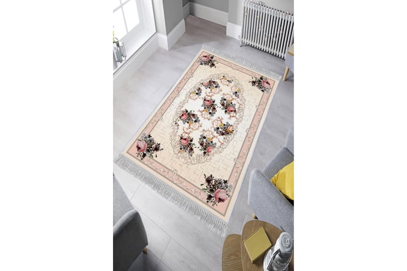 Homefesto Matta 140x220 cm - Multifärgad/Sammet - Textil & mattor - Mattor - Orientaliska mattor