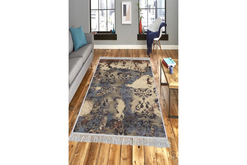 Homefesto Matta 140x220 cm, Multifärgad/Sammet