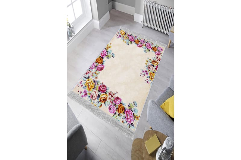 Homefesto Matta 140x220 cm - Multifärgad/Sammet - Textil & mattor - Mattor - Orientaliska mattor
