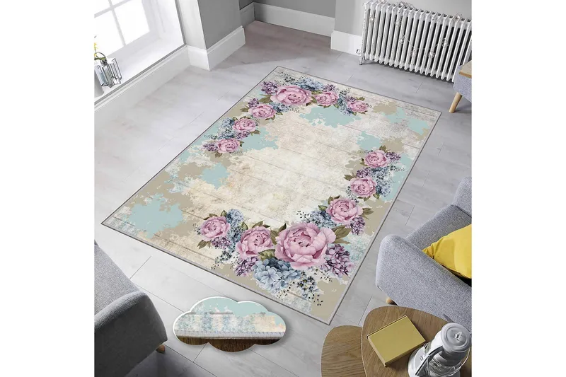 Homefesto Matta 160x230 cm - Multifärgad - Textil & mattor - Mattor - Orientaliska mattor