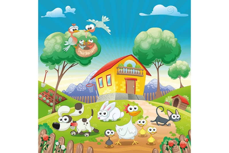 Homefesto Matta 160x230 cm, Multifärgad