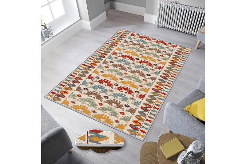 Homefesto Matta 160x230 cm - Multifärgad - Textil & mattor - Mattor - Orientaliska mattor