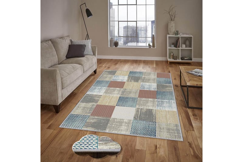 Homefesto Matta 160x230 cm, Multifärgad