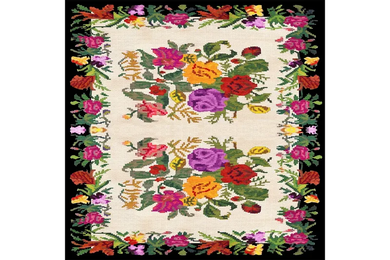Homefesto Matta 160x230 cm - Multifärgad - Textil & mattor - Mattor - Orientaliska mattor