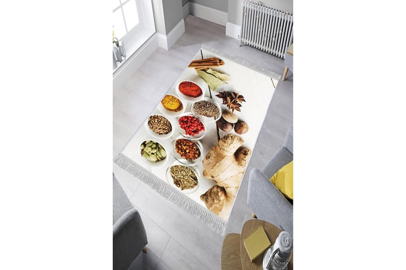 Homefesto Matta 160x230 cm - Multifärgad/Sammet - Textil & mattor - Mattor - Orientaliska mattor