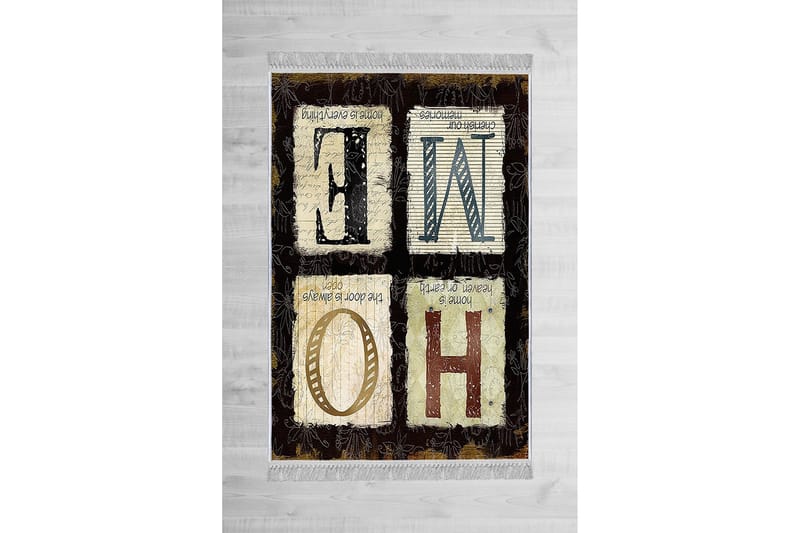 Homefesto Matta 160x230 cm - Multifärgad/Sammet - Textil & mattor - Mattor - Orientaliska mattor