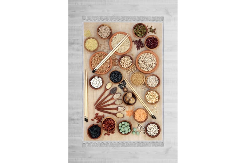 Homefesto Matta 160x230 cm, Multifärgad/Sammet