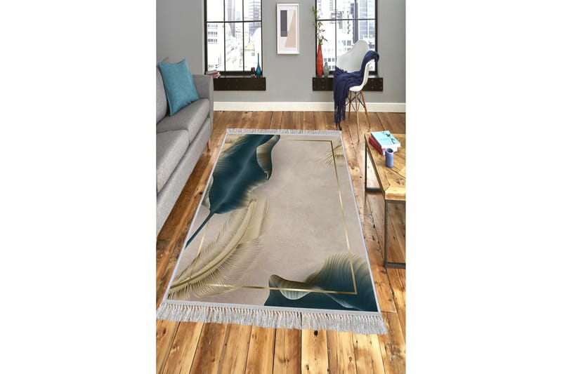 Homefesto Matta 160x230 cm - Multifärgad/Sammet - Textil & mattor - Mattor - Orientaliska mattor