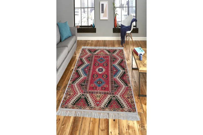 Homefesto Matta 160x230 cm, Multifärgad/Sammet