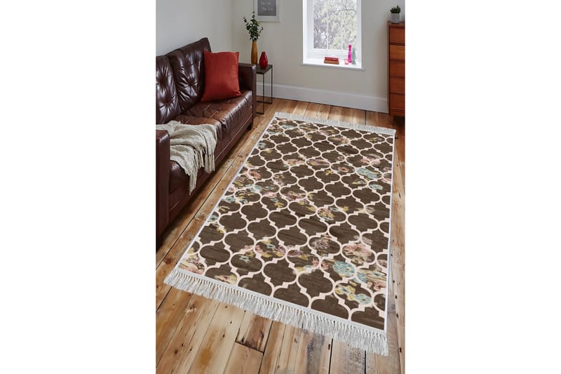 Homefesto Matta 160x230 cm - Multifärgad/Sammet - Textil & mattor - Mattor - Orientaliska mattor