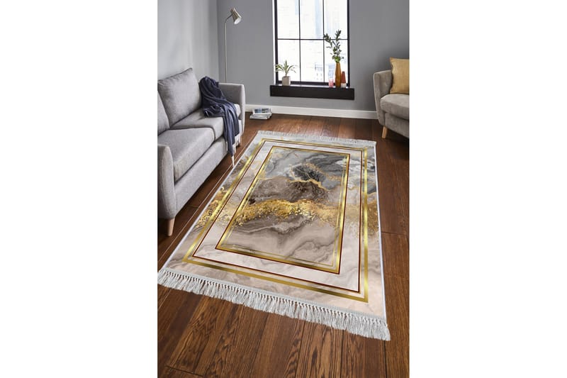 Homefesto Matta 160x230 cm - Multifärgad/Sammet - Textil & mattor - Mattor - Orientaliska mattor