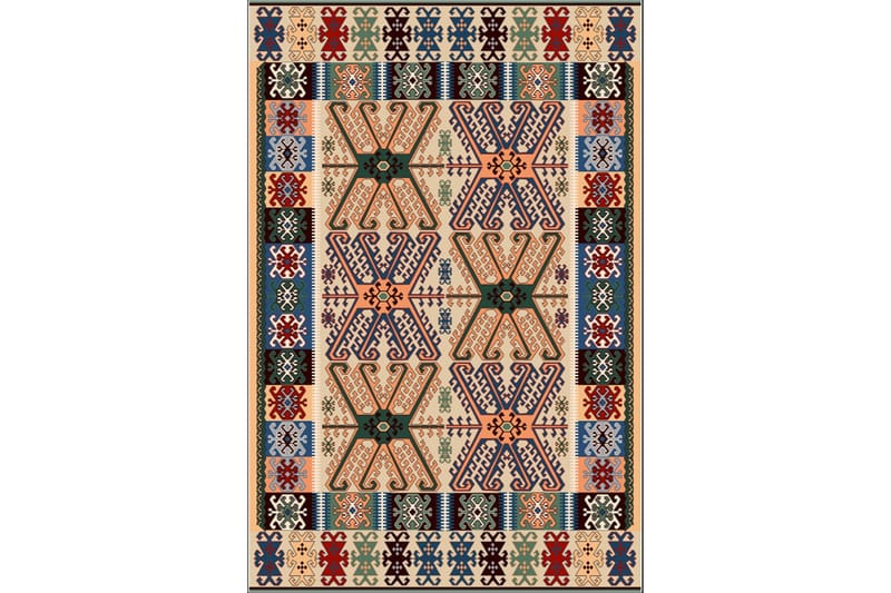 Homefesto Matta 180x280 cm - Multif ärgad/Sammet - Textil & mattor - Mattor - Orientaliska mattor