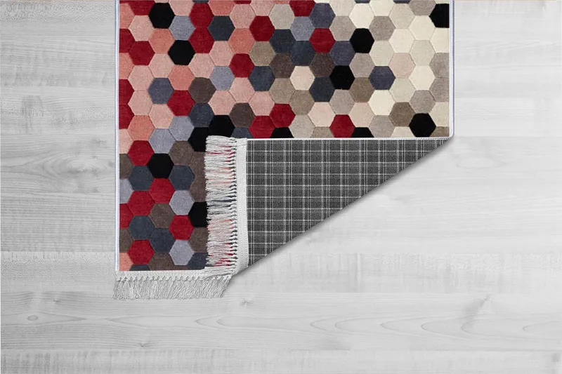 Homefesto Matta 180x280 cm, Multifärgad/Sammet