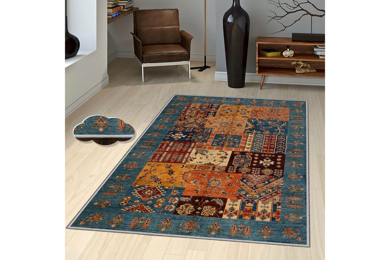 Homefesto Matta 80x120 cm - Multifärgad - Orientaliska mattor - Persisk matta