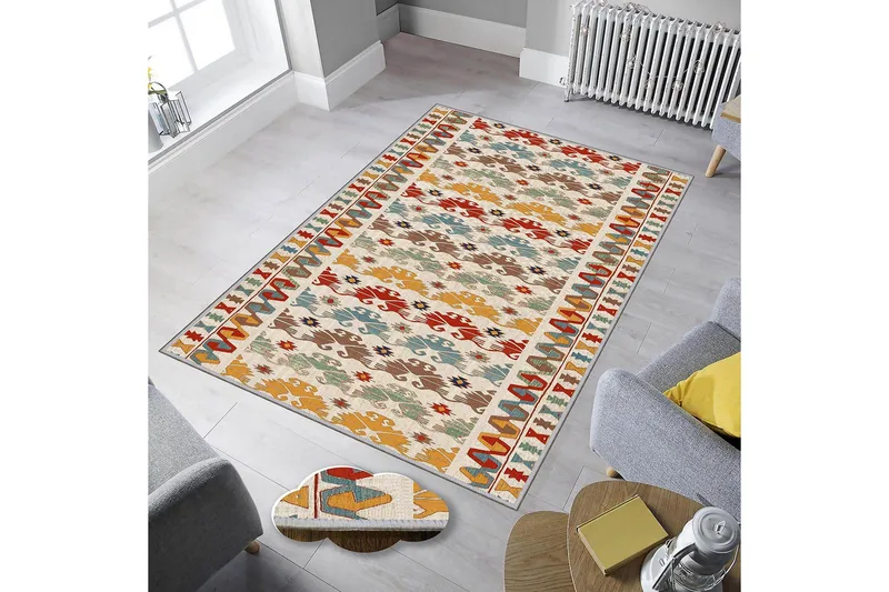 Homefesto Matta 80x120 cm - Multifärgad - Textil & mattor - Mattor - Orientaliska mattor