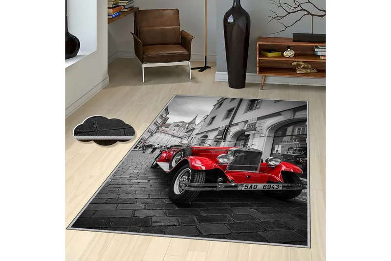 Homefesto Matta 80x120 cm, Multifärgad