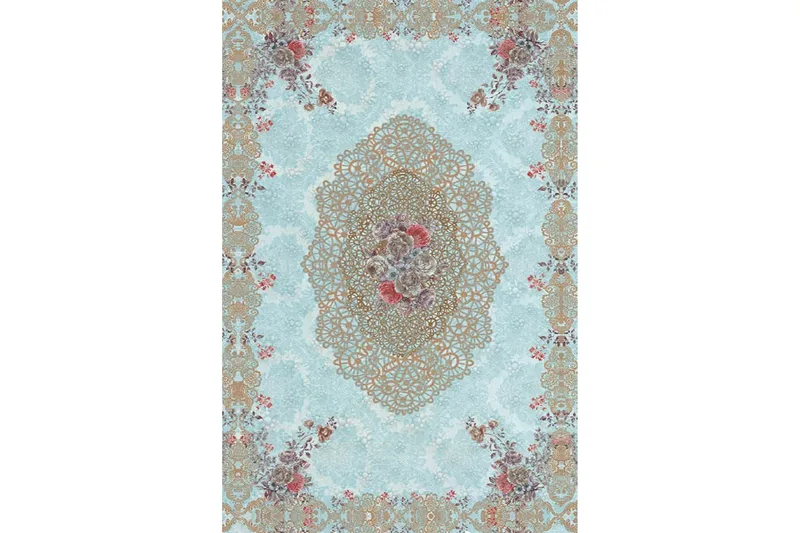 Homefesto Matta 80x120 cm - Multifärgad/Sammet - Textil & mattor - Mattor - Orientaliska mattor