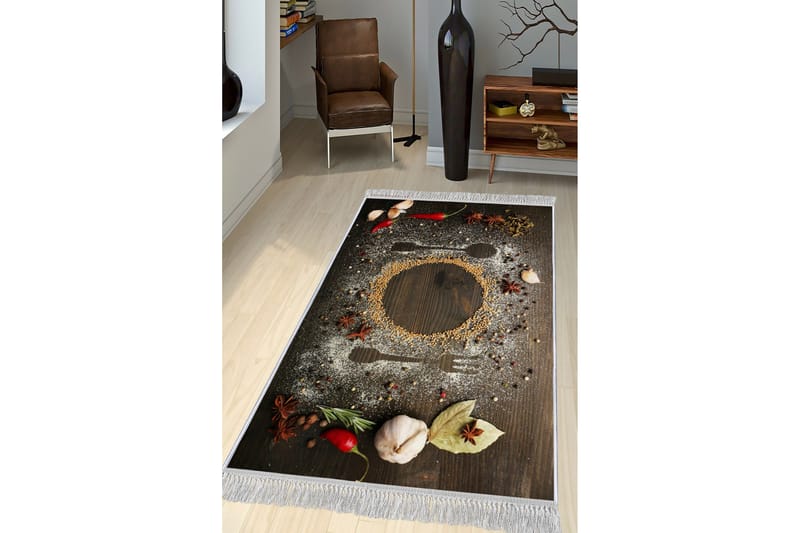 Homefesto Matta 80x120 cm - Multifärgad/Sammet - Textil & mattor - Mattor - Orientaliska mattor