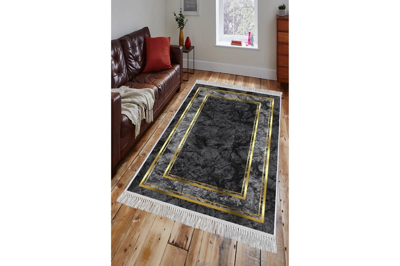 Homefesto Matta 80x120 cm - Multifärgad/Sammet - Orientaliska mattor - Persisk matta