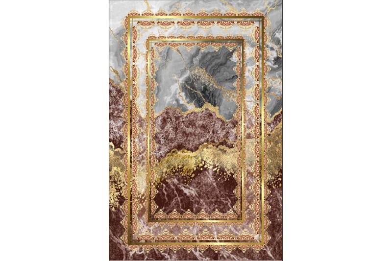 Homefesto Matta 80x120 cm - Multifärgad/Sammet - Orientaliska mattor - Persisk matta