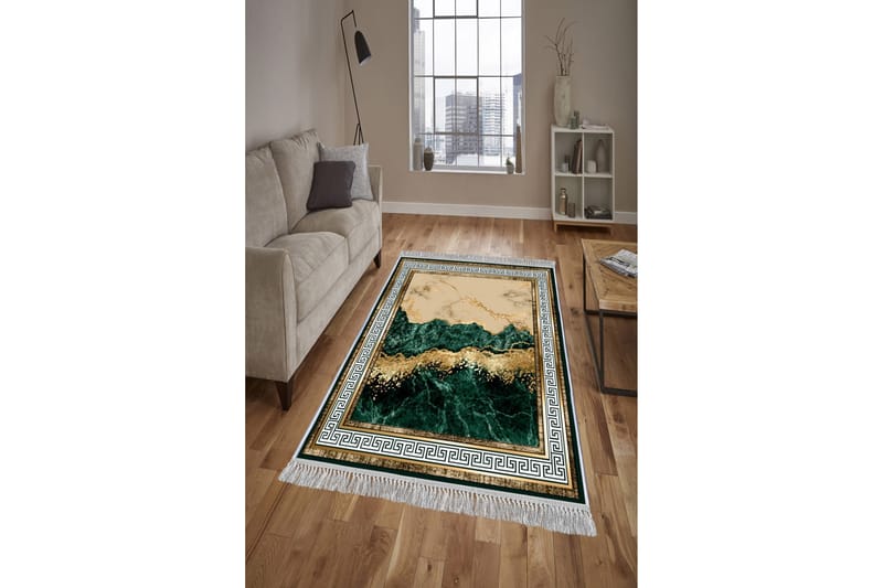 Homefesto Matta 80x120 cm - Multifärgad/Sammet - Orientaliska mattor - Persisk matta