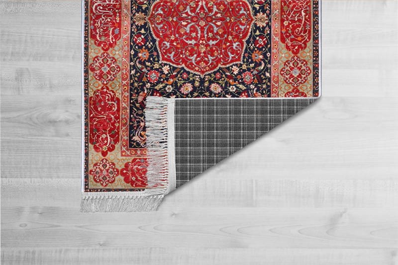 Homefesto Matta 80x120 cm - Multifärgad/Sammet - Handvävda mattor - Gummerade mattor - Orientaliska mattor - Små mattor - Persisk matta - Stora mattor