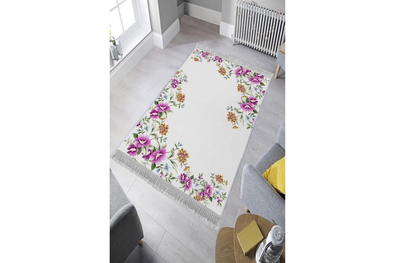 Homefesto Matta 80x120 cm - Multifärgad/Sammet - Textil & mattor - Mattor - Orientaliska mattor