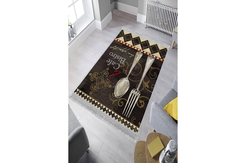 Homefesto Matta 80x120 cm - Multifärgad/Sammet - Textil & mattor - Mattor - Orientaliska mattor