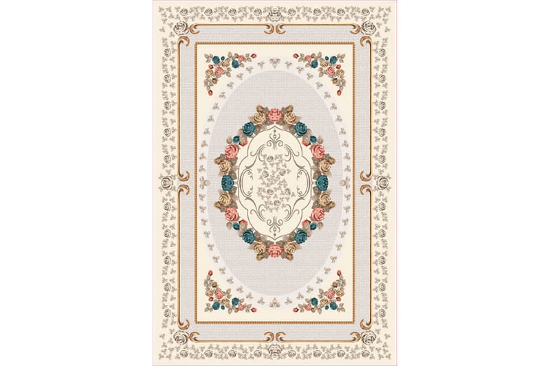 Homefesto Matta 80x120 cm - Multifärgad/Sammet - Textil & mattor - Mattor - Orientaliska mattor