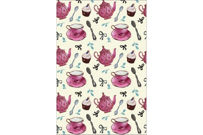 Homefesto Matta 80x120 cm - Multifärgad/Sammet - Textil & mattor - Mattor - Orientaliska mattor