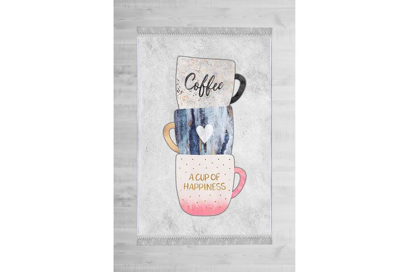 Homefesto Matta 80x120 cm, Multifärgad/Sammet