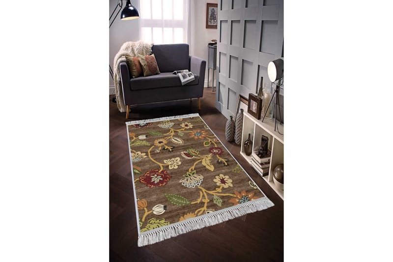 Homefesto Matta 80x120 cm - Multifärgad/Sammet - Textil & mattor - Mattor - Orientaliska mattor