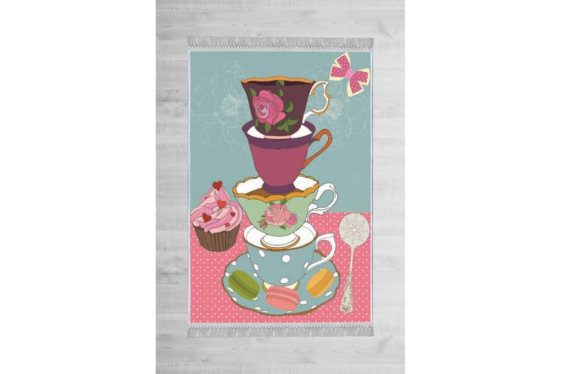 Homefesto Matta 80x120 cm, Multifärgad/Sammet