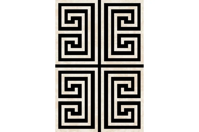 Homefesto Matta 80x120 cm, Multifärgad/Sammet