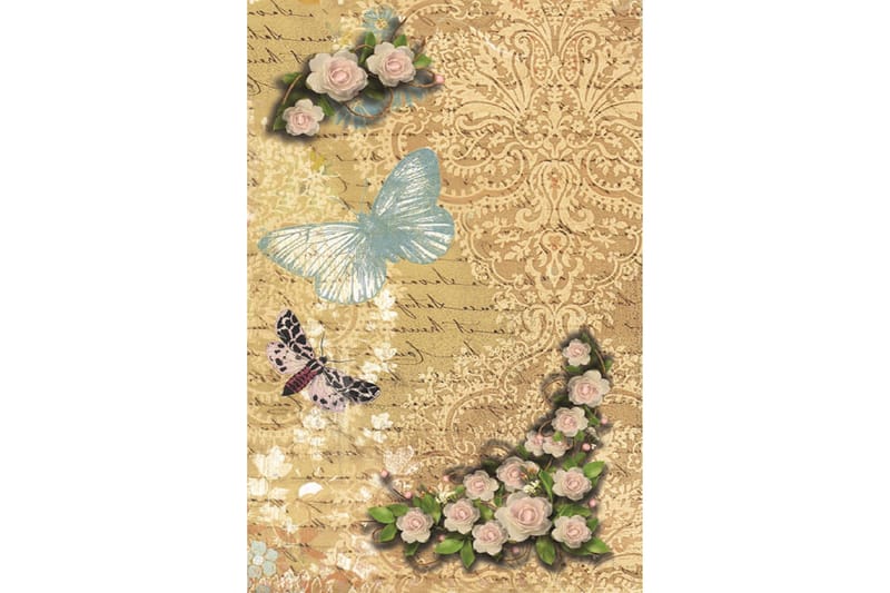 Homefesto Matta 80x120 cm - Multifärgad/Sammet - Textil & mattor - Mattor - Orientaliska mattor