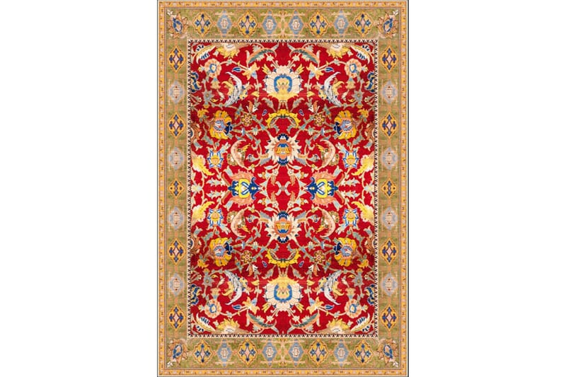 Homefesto Matta 80x120 cm - Multifärgad/Sammet - Textil & mattor - Mattor - Orientaliska mattor