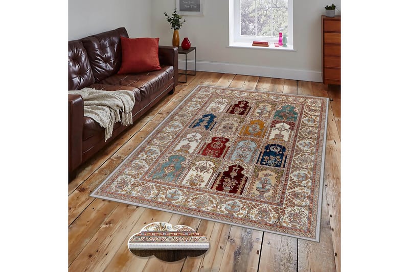 Homefesto Matta 80x150 cm - Multifärgad - Orientaliska mattor - Persisk matta