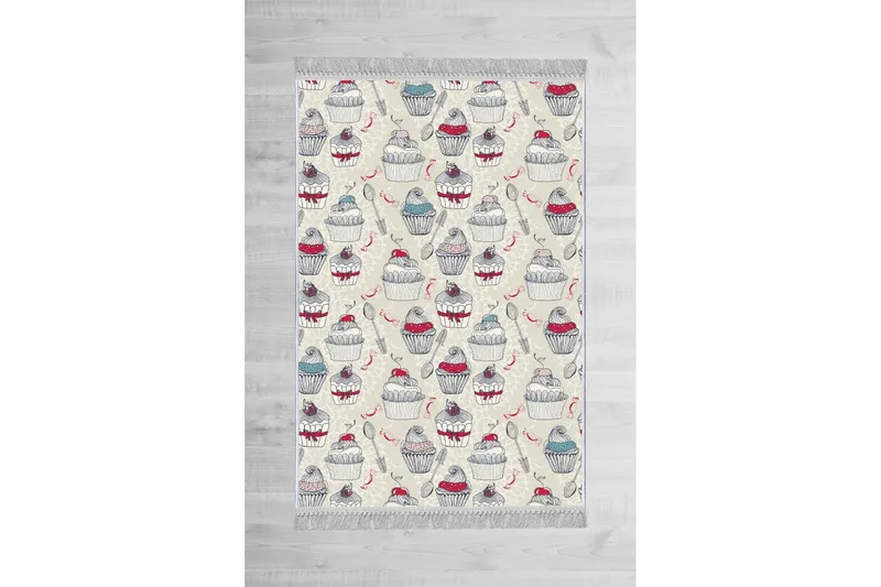 Homefesto Matta 80x150 cm, Multifärgad/Sammet