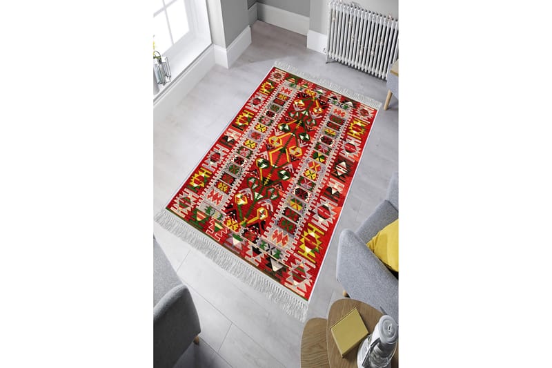 Homefesto Matta 80x150 cm - Multifärgad/Sammet - Textil & mattor - Mattor - Orientaliska mattor
