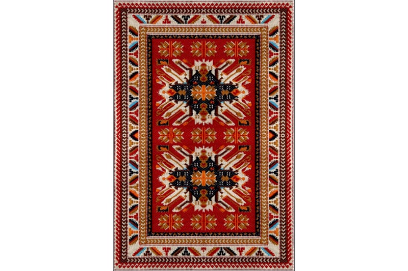 Homefesto Matta 80x150 cm - Multifärgad/Sammet - Textil & mattor - Mattor - Orientaliska mattor