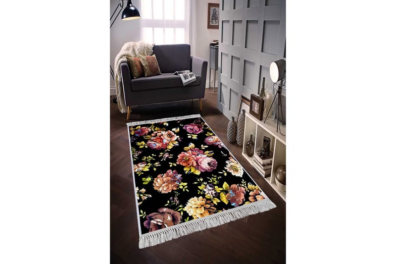 Homefesto Matta 80x150 cm - Multifärgad/Sammet - Textil & mattor - Mattor - Orientaliska mattor