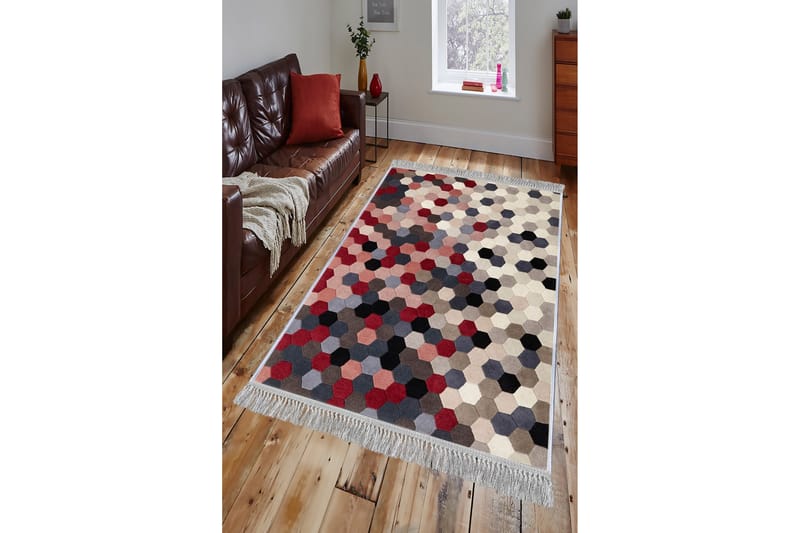 Homefesto Matta 80x150 cm - Multifärgad/Sammet - Textil & mattor - Mattor - Orientaliska mattor