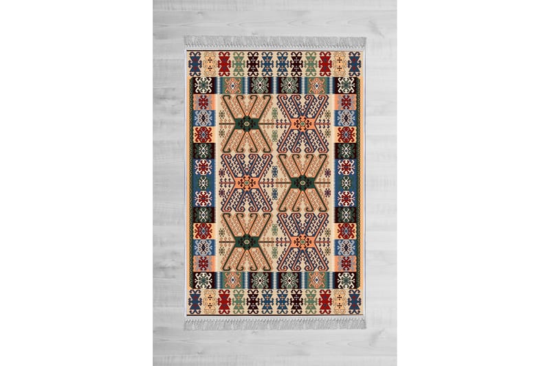 Homefesto Matta 80x150 cm - Multifärgad/Sammet - Textil & mattor - Mattor - Orientaliska mattor